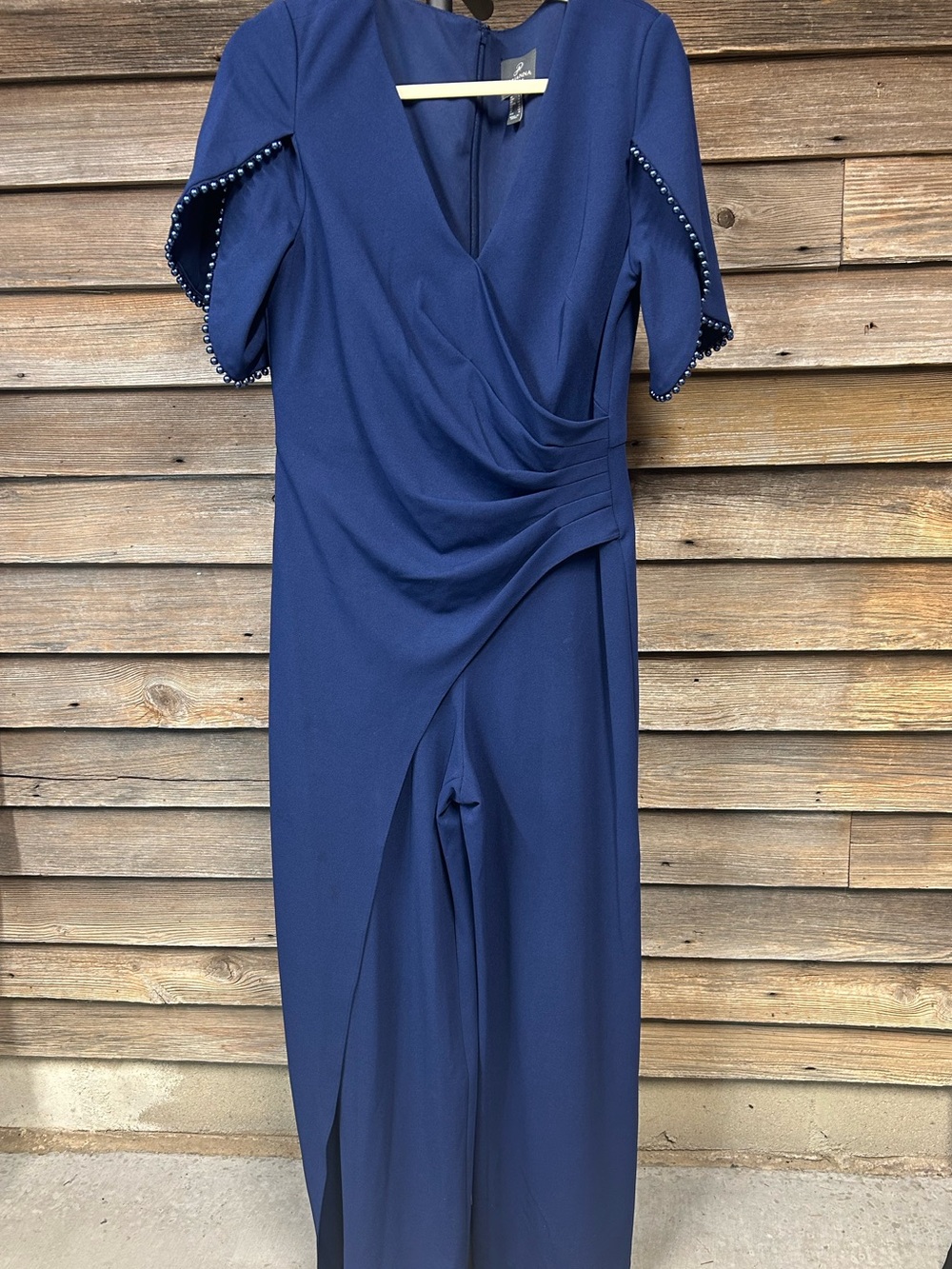 Adriana Papell formal jumpsuit grade 4 weddings, cruises Mother of the groom